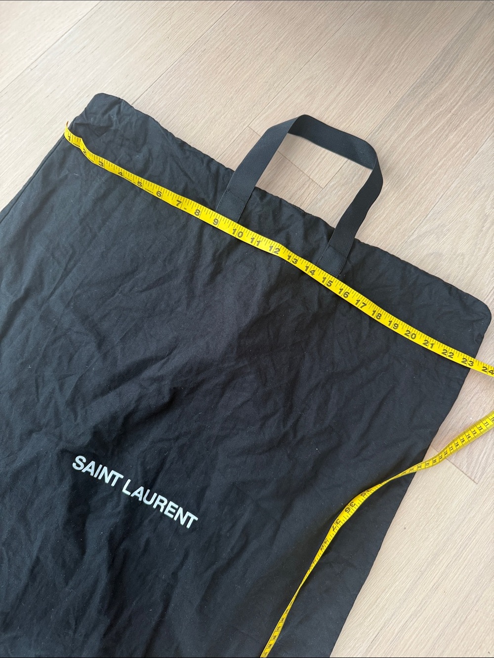 Saint Laurent Black Garment Bag - Picture 4 of 7